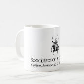 Specialisatie is bedoeld voor de Mok van insecten (Voorkant links)