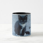 Specialiseer Tuxedo black en white kitten Mok (Midden)