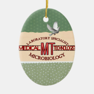 SPECIALIST LAB MT MICROBIOLOGIE MEDISCH ONDERZOEK KERAMISCH ORNAMENT