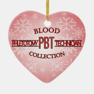 SPECIALIST PBT PHLEBOTOMY TECH BLOED COLLECTIE KERAMISCH ORNAMENT