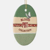 SPECIALIST PBT PHLEBOTOMY TECH BLOED COLLECTIE KERAMISCH ORNAMENT (Rechts)