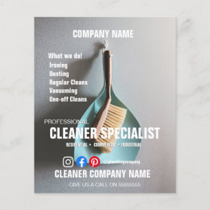 SPECIALIST SCHOONMAKER huishoudelijke hulp Flyer