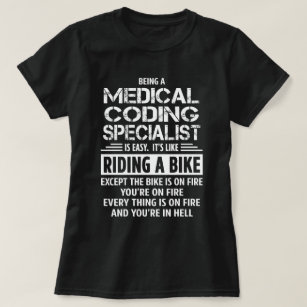 Specialist voor medische codering t-shirt