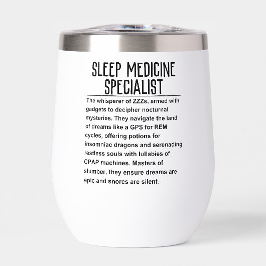Spécialiste de la médecine du sommeil (Avant)