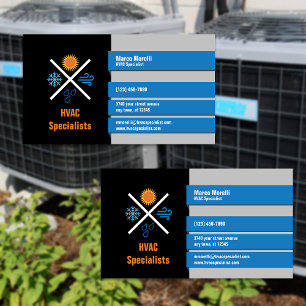 Specialisten voor verwarming en koeling van HVAC Visitekaartje