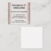 Specialistisch Visitekaartje voor de professionele (Voorkant / Achterkant)