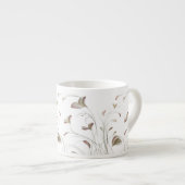 Spécialité Espresso Mug | Conception botanique min (Devant droit)