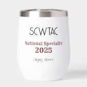 Spécialité nationale SCWTAC 2025 Vin Tumbler (Arrière)