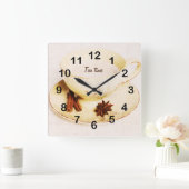 Specialiteit chai tea cup vierkante klok (Huis)