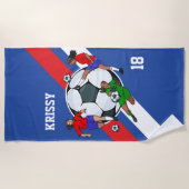 Specialized Girls Soccer Designer Strandlaken (Voorkant)