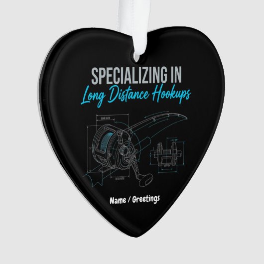 Specializing in Long Distance Hookups Funny Tech Ornament (voorkant)