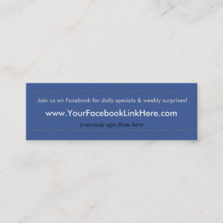 *Specials de carte de visite de profil de Facebook