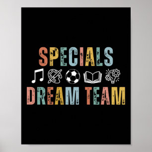 Specials Droom Team Leraar Byck Naar School Kunst Poster