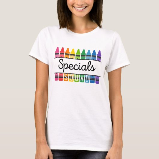 Specials Squad Leraar T-shirt (Voorkant)