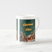 Specialty Christmas Vibes design mug (Devant droit)