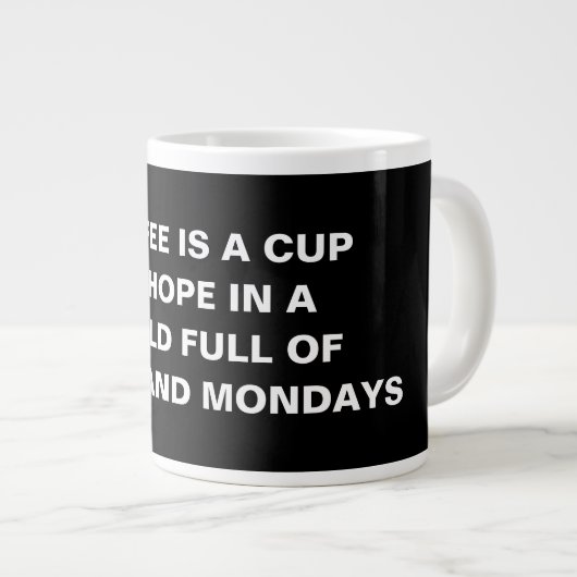 Specialty Minimalist Funny Coffee Quote Mug (Devant droit)