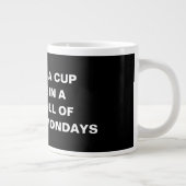 Specialty Minimalist Funny Coffee Quote Mug (Droite)