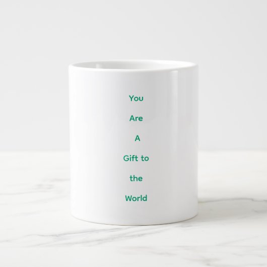 Specialty Mug that will lift your thoughts Extra Grote Beker (Voorkant)