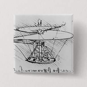 Specificatie van een ontwerp voor een vliegmachine vierkante button 5,1 cm