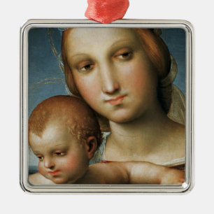 Specificatie van<Virgin and Child>Attributen aan R Metalen Ornament