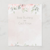 Specificaties voor Blush Roos Eucalyptus Greenery (Achterkant)