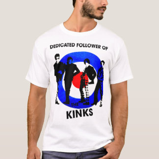 Specifiek gedeelte van de Kinks Band Classic T-Shi T-shirt