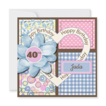 Specifiek jaar 20, 21, 25, 40, 50, 60, Bloemen