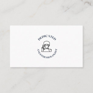 SPECIFIEKE ANESTHESIOLOGIST VISITEKAARTJE