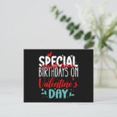 Specifieke mensen hebben verjaardagen op Valentijn Briefkaart (Staand voorkant)