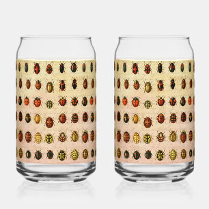 Spécimen de coccinelle vintage Motif Insecte antiq
