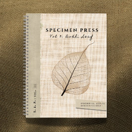 Specimen Press Vol. 3: Bodhi Skeleton Linen-Look Notitieboek