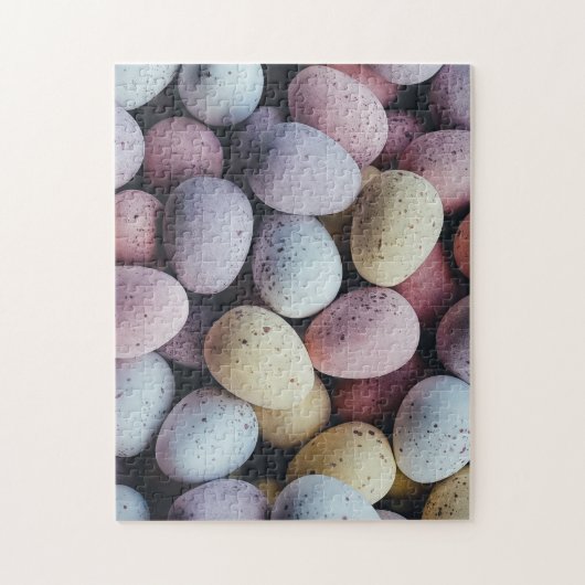 Speckled Chocolate Eggs Puzzle Legpuzzel (Verticaal)