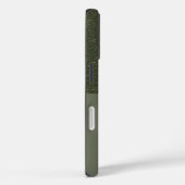 Speckled Moss Green iPhone 16 Coque - personnalisa (Verso / Droite)