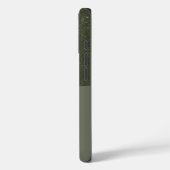 Speckled Moss Green iPhone 16 Coque - personnalisa (Verso / Gauche)