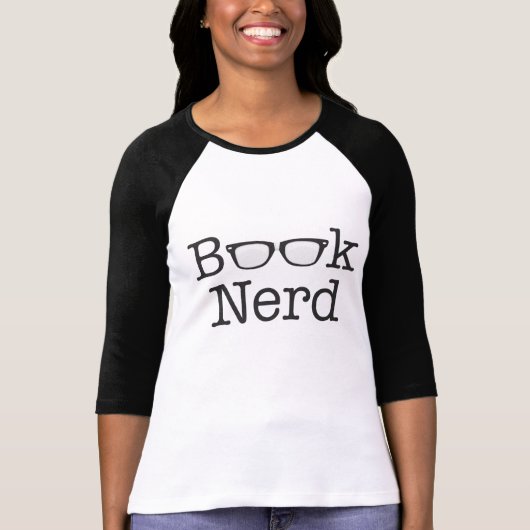 Spectaceltekst boek nerd Funny T-shirt (Voorkant)