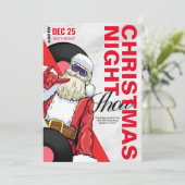 Spectacle de Noël Music Party Invitation (Debout devant)