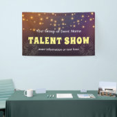 Spectacle de talents avec bannière String Lights (Salon professionnel)