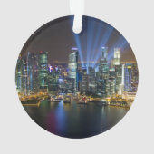 Spectacle lumineux du centre-ville de Singapour (dos)