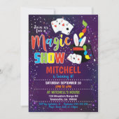 Spectacle magique Invitation Anniversaire Invitati (Devant)