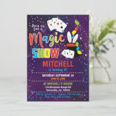 Spectacle magique Invitation Anniversaire Invitati (Debout devant)