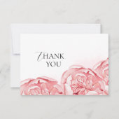 Spectacle nuptial Carte de remerciements plat (Devant)