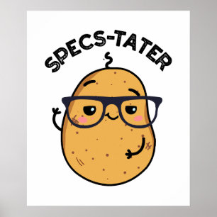 Spectacle Pun voor spectaculaire specs Poster