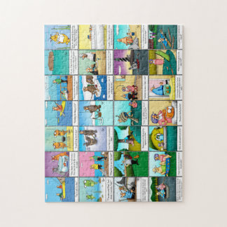 Spectacles amusants Humour de pêche Puzzle