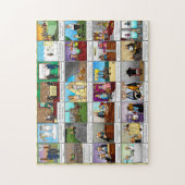 Spectacles amusants Puzzle de l'humour politique (Vertical)