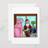 Spectacles de cartes postales pour Humours de Noël (Devant / Derrière)