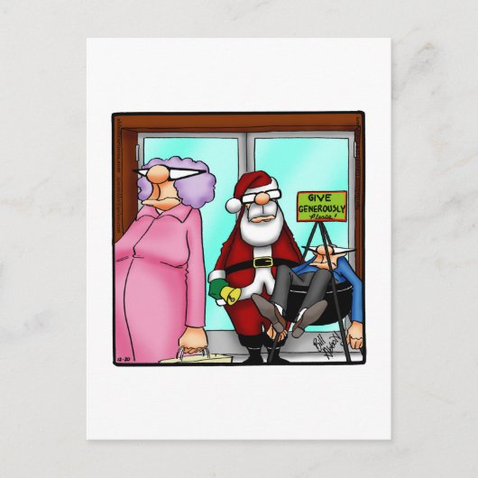 Spectacles de cartes postales pour Humours de Noël (Devant)