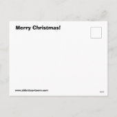 Spectacles de cartes postales pour Humours de Noël (Dos)