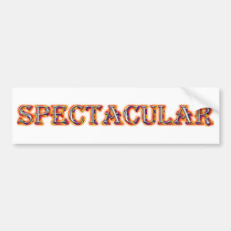 spectaculair bumpersticker