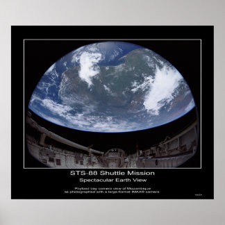 Spectaculair Earth Uitzicht - STS-88 Sh... Poster