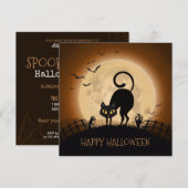 Spectaculair Halloween | feestuitnodiging Kaart (Voorkant / Achterkant)
